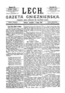 Lech. Gazeta Gnieźnieńska: codzienne pismo polityczne dla wszystkich stanów 1897.02.11 R.2 Nr33