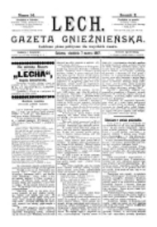 Lech. Gazeta Gnieźnieńska: codzienne pismo polityczne dla wszystkich stanów 1897.03.07 R.2 Nr54