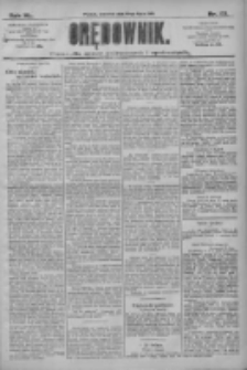 Orędownik: pismo dla spraw politycznych i społecznych 1910.07.28 R.40 Nr171