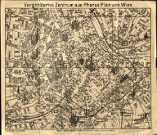 Vergrössertes Zentrum aus Pharus=Plan von Wien