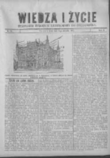 Wiedza i Życie: bezpłatny tygodnik ilustrowany do "Orędownika" 1913.08.06 R.2 Nr31