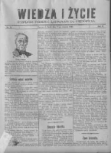 Wiedza i Życie: bezpłatny tygodnik ilustrowany do "Orędownika" 1913.08.27 R.2 Nr34