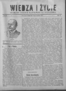 Wiedza i Życie: bezpłatny tygodnik ilustrowany do "Orędownika" 1913.09.10 R.2 Nr36