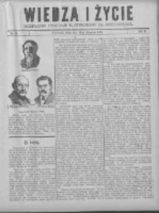 Wiedza i Życie: bezpłatny tygodnik ilustrowany do "Orędownika" 1913.11.26 R.2 Nr47