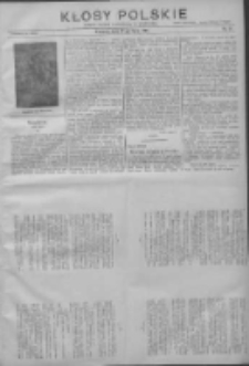 Kłosy Polskie: dodatek literacki i powieściowy do Orędownika 1913.07.13 R.5 Nr28