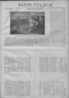 Kłosy Polskie: dodatek literacki i powieściowy do Orędownika 1913.08.17 R.5 Nr33