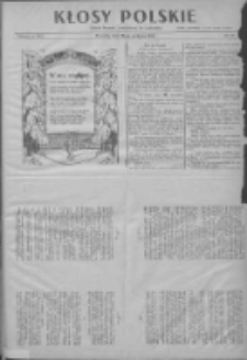 Kłosy Polskie: dodatek literacki i powieściowy do Orędownika 1913.12.28 R.5 Nr52