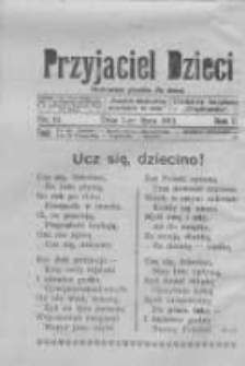 Przyjaciel Dzieci: ilustrowane pisemko dla dzieci: dodatek bezpłatny dodatek do Orędownika 1913.07.01 R.2 Nr13