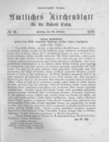 Amtliches Kirchenblatt für die Diöcese Culm. 1889.10.25 no.10