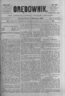 Orędownik: pismo poświęcone sprawom politycznym i spółecznym 1885.09.16 R.15 Nr210