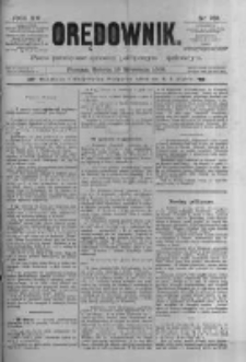 Orędownik: pismo poświęcone sprawom politycznym i spółecznym 1885.09.19 R.15 Nr213