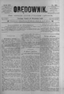 Orędownik: pismo poświęcone sprawom politycznym i spółecznym 1885.09.25 R.15 Nr218
