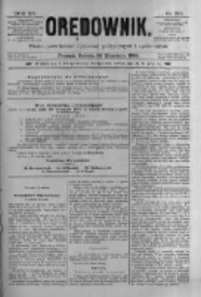 Orędownik: pismo poświęcone sprawom politycznym i spółecznym 1885.09.26 R.15 Nr219