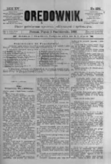 Orędownik: pismo poświęcone sprawom politycznym i spółecznym 1885.10.02 R.15 Nr224