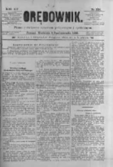 Orędownik: pismo poświęcone sprawom politycznym i spółecznym 1885.10.04 R.15 Nr226