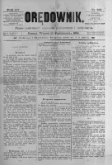 Orędownik: pismo poświęcone sprawom politycznym i spółecznym 1885.10.20 R.15 Nr239