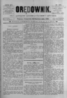 Orędownik: pismo poświęcone sprawom politycznym i spółecznym 1885.10.22 R.15 Nr241