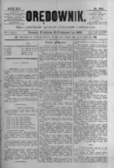 Orędownik: pismo poświęcone sprawom politycznym i spółecznym 1885.10.25 R.15 Nr244