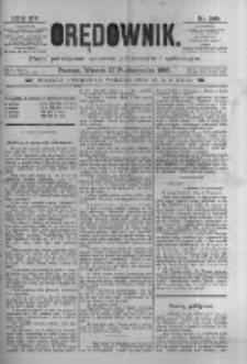 Orędownik: pismo poświęcone sprawom politycznym i spółecznym 1885.10.27 R.15 Nr245