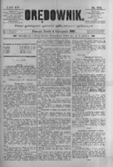 Orędownik: pismo poświęcone sprawom politycznym i spółecznym 1885.11.04 R.15 Nr252