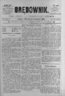 Orędownik: pismo poświęcone sprawom politycznym i spółecznym 1885.11.10 R.15 Nr257
