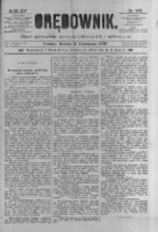 Orędownik: pismo poświęcone sprawom politycznym i spółecznym 1885.11.21 R.15 Nr267