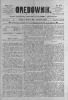 Orędownik: pismo poświęcone sprawom politycznym i spółecznym 1885.11.28 R.15 Nr273