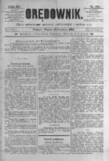 Orędownik: pismo poświęcone sprawom politycznym i spółecznym 1885.12.18 R.15 Nr289
