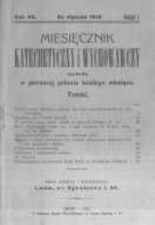 Miesięcznik Katechetyczny i Wychowawczy. 1918 R.7 nr1