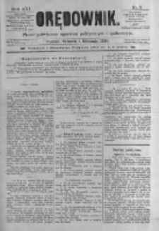 Orędownik: pismo poświęcone sprawom politycznym i spółecznym. 1886.01.05 R.16 nr3