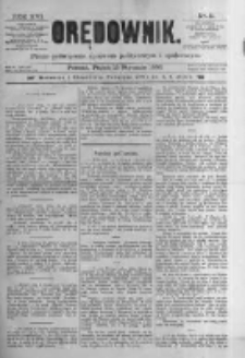 Orędownik: pismo poświęcone sprawom politycznym i spółecznym. 1886.01.15 R.16 nr11