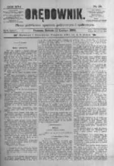 Orędownik: pismo poświęcone sprawom politycznym i spółecznym. 1886.02.13 R.16 nr35
