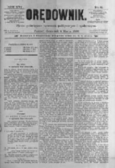 Orędownik: pismo poświęcone sprawom politycznym i spółecznym. 1886.03.04 R.16 nr51