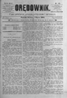 Orędownik: pismo poświęcone sprawom politycznym i spółecznym. 1886.03.06 R.16 nr53