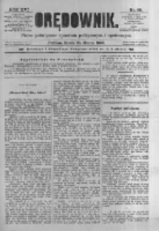 Orędownik: pismo poświęcone sprawom politycznym i spółecznym. 1886.03.24 R.16 nr68