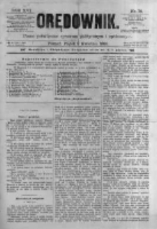 Orędownik: pismo poświęcone sprawom politycznym i spółecznym. 1886.04.02 R.16 nr75