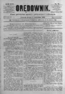 Orędownik: pismo poświęcone sprawom politycznym i spółecznym. 1886.04.07 R.16 nr79