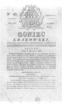 Goniec Krakowski: dziennik polityczny, historyczny i literacki. 1829.04.14 nr45