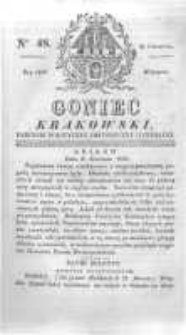 Goniec Krakowski: dziennik polityczny, historyczny i literacki. 1829.04.21 nr48