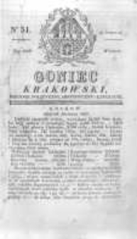 Goniec Krakowski: dziennik polityczny, historyczny i literacki. 1829.04.28 nr51
