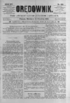 Orędownik: pismo poświęcone sprawom politycznym i spółecznym 1885.12.20 R.15 Nr291