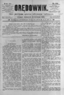 Orędownik: pismo poświęcone sprawom politycznym i spółecznym 1885.12.24 R.15 Nr294
