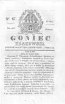Goniec Krakowski: dziennik polityczny, historyczny i literacki. 1829.07.21 nr87