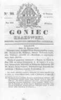 Goniec Krakowski: dziennik polityczny, historyczny i literacki. 1829.08.18 nr99