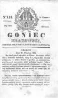 Goniec Krakowski: dziennik polityczny, historyczny i literacki. 1829.09.22 nr114