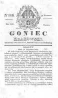 Goniec Krakowski: dziennik polityczny, historyczny i literacki. 1829.09.26 nr116