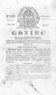 Goniec Krakowski: dziennik polityczny, historyczny i literacki. 1829.11.14 nr137