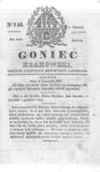 Goniec Krakowski: dziennik polityczny, historyczny i literacki. 1829.12.05 nr146