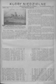 Kłosy Niedzielne: dodatek literacki i powieściowy do "Orędownika" 1912.03.10 Nr10