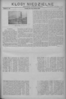 Kłosy Niedzielne: dodatek literacki i powieściowy do "Orędownika" 1912.04.14 Nr15